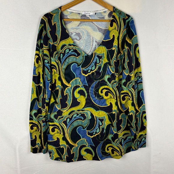 Chico's Women Long Sleeve Lightweight Pullover Sweater XL Boho Office Business - Picture 1 of 9